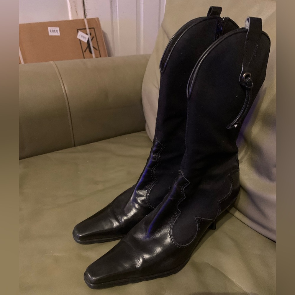 Women’s Black Leather Boots